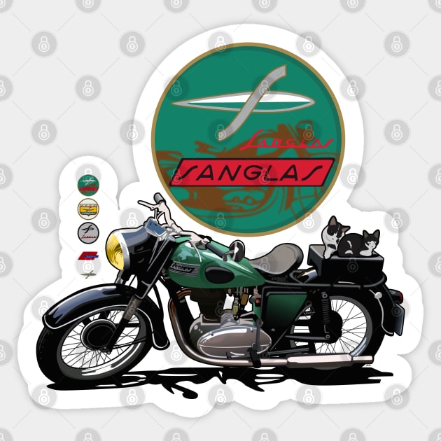 Sanglas 500 Sticker by Akira31